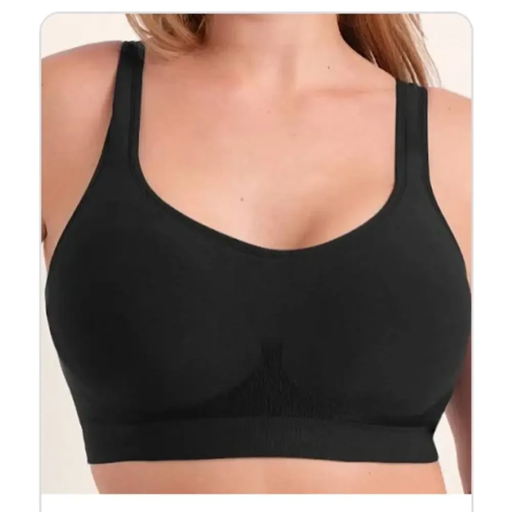 Truekind Daily Comfort Wireless Shaper Bra Black Size Small NWT - Picture 1 of 4